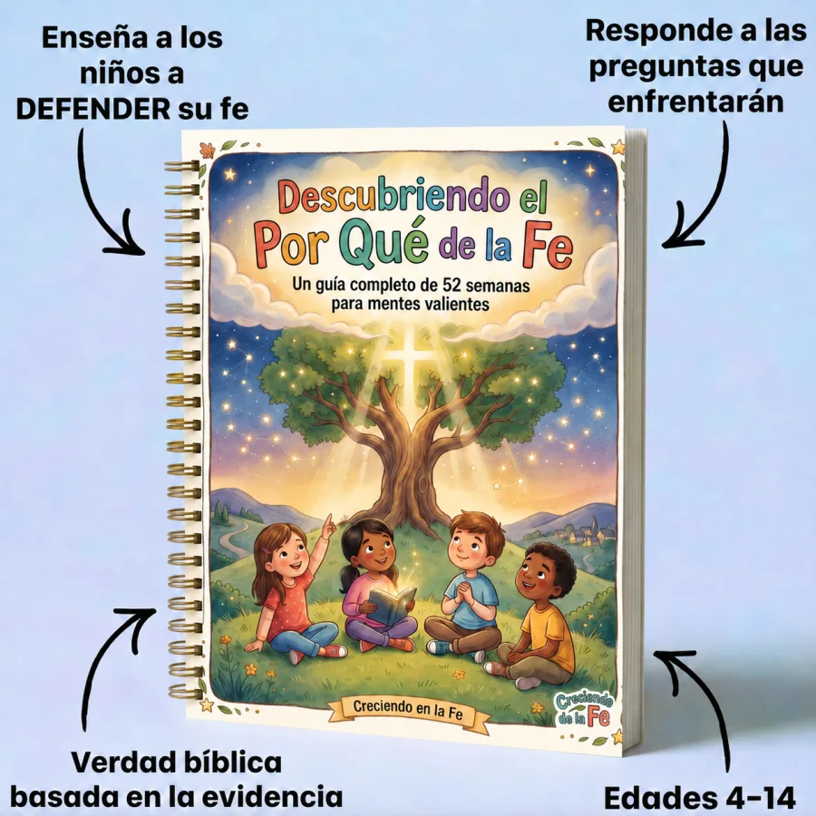 Portada del libro Descubriendo el Por Qué de la Fe, guía de 52 semanas